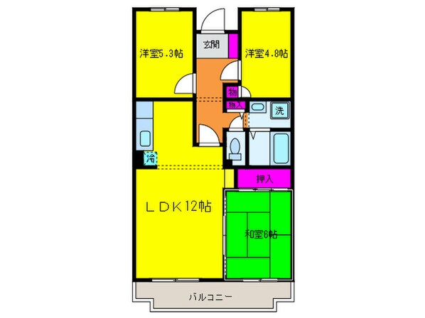 サニ－コ－ト高松の物件間取画像